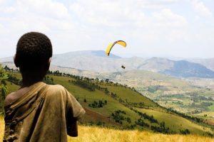 Paragliding in Südafrika